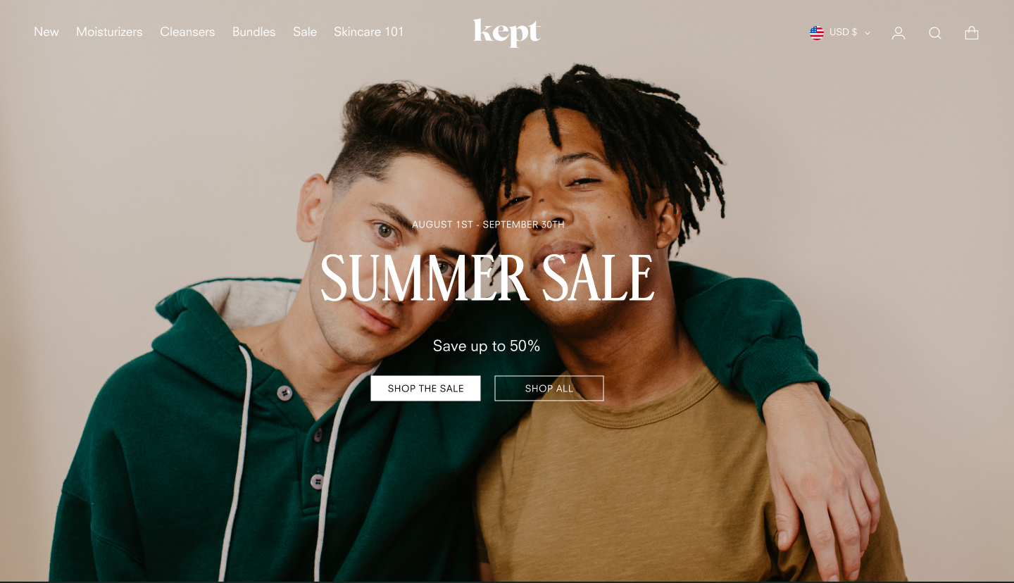 Kept Shopify