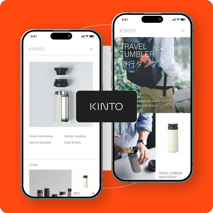 mobile kinto shopify website