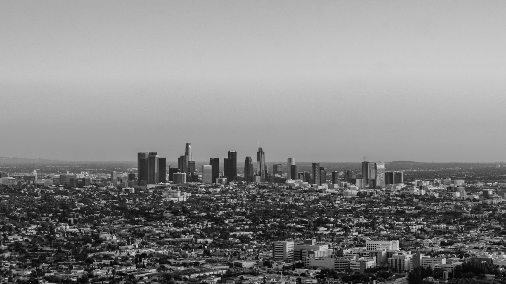 The Los Angeles skyline