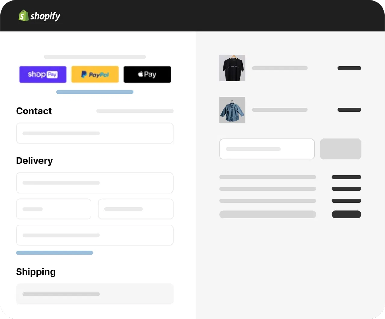 Shopify checkout